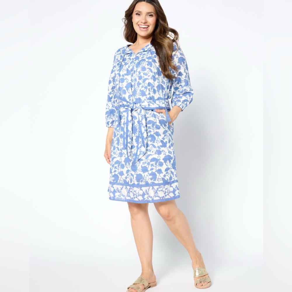 NWOT AMY STRAN QVC STUDIO PARK DRESS SIZE XS TALL